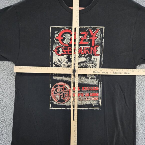 Ozzy Osbourne T Shirt Mens XL Crazy Train Band Tee Metal Rock - Picture 4 of 5